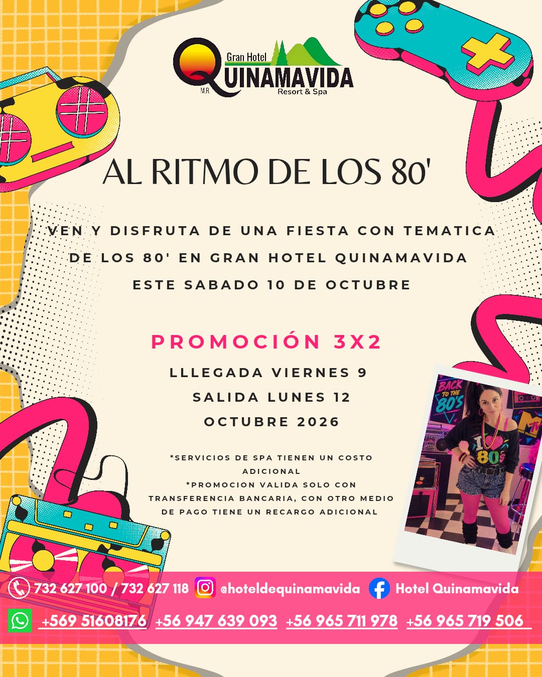 Afiche del evento Al ritmo de los 80