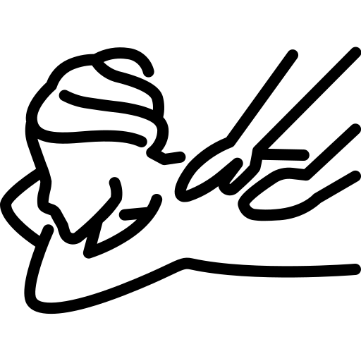 Icono de masaje corporal